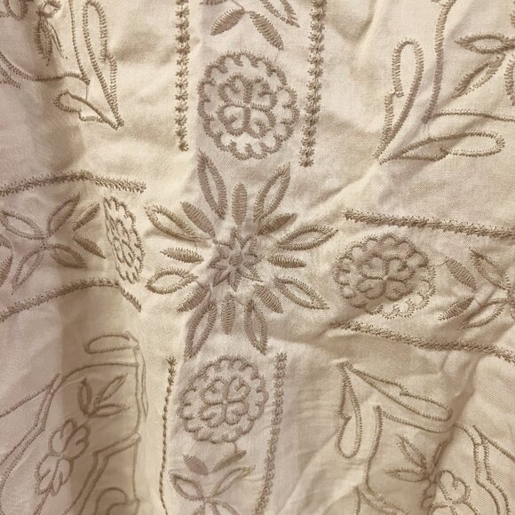 Hayden | M/L | Embroidered Kaftan With Tassels | Dusty Pink Taupe | NWT - Picture 5 of 9